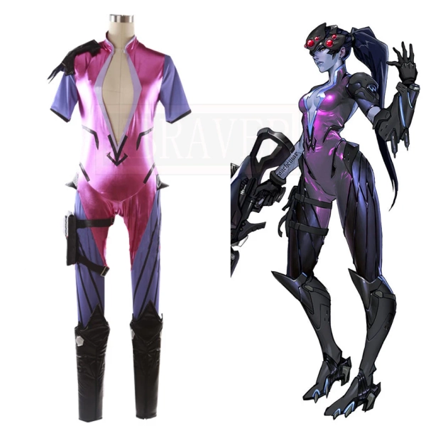OW cosplay Amelie Lacroix Widowmaker Cosplay Costume Halloween Costumes Uniform Christmas Halloween Custom Made Any Size - AliExpress 