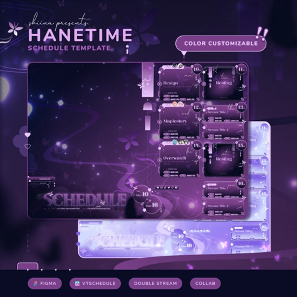 Customizable Schedule Template