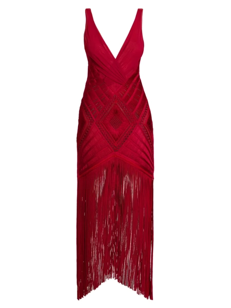 The Attico Soutaché Midi-Dress | Saks Fifth Avenue