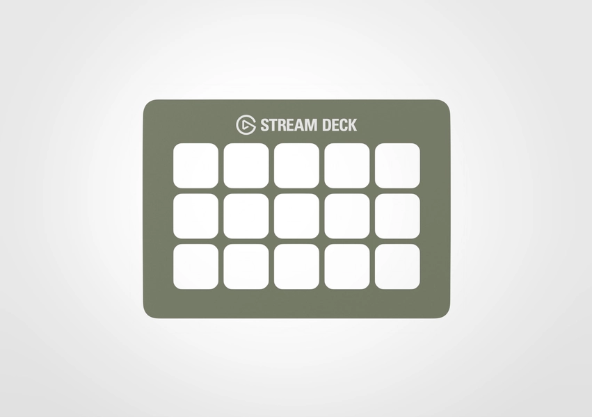 Stream Deck Mk2 - Forest Green Faceplate