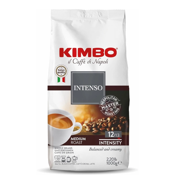 Caffè in Grani Kimbo Intenso, Tostatura Media