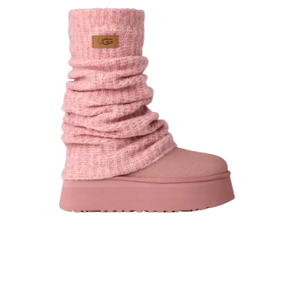 Buy UGG Wmns Classic Mini Dipper Legwarmer 'Pink Dawn' - 1178990 PDW | GOAT