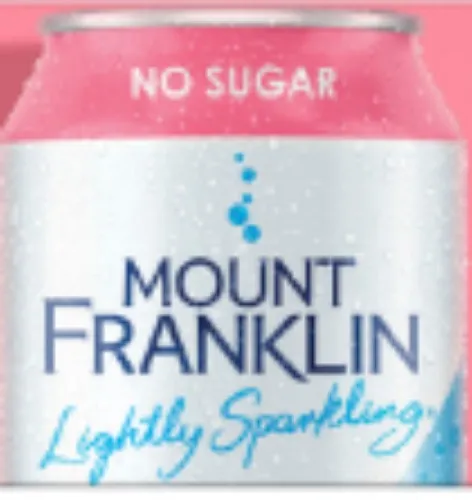 Mount Franklin Lightly Sparkling Water Watermelon | 10 pack