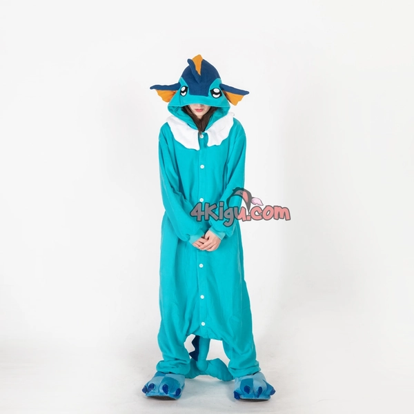 Water Fox Kigurumi Onesie Cute Costumes - 4kigu