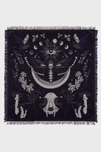 Moonflower Woven Blanket - One Size / Multi / 100% Cotton