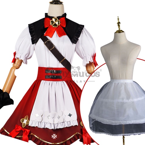 【48H To Ship】Game Genshin Impact Cosplay Blossoming Starlight Klee Cosplay Costume - Costume and Bustle / M