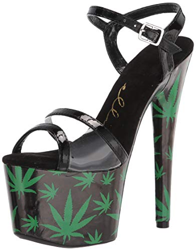 Ellie Shoes womens Stiletto Sandal Heeled Sandal - 8 - Black