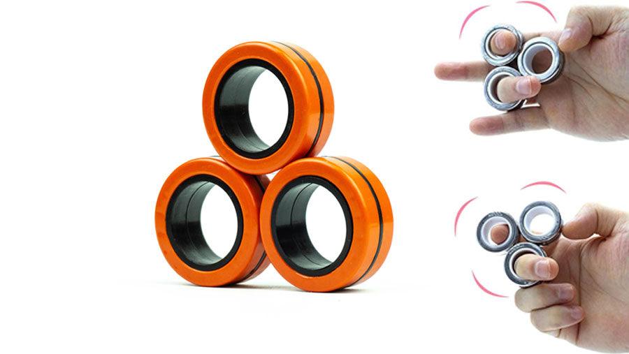 Fingears | M-19mm / Orange-Black