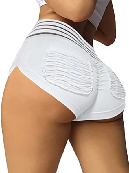 YOFIT Booty Shorts for Women Sexy Slutty Butt Scrunch Twerk Shorts Daisy Dukes Cute Athleisure Shorts