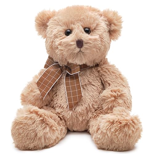Bearington Collection Lil' Bensen Small Teddy Bear Stuffed Animal 10 In - Teddy Bears Plushies - Bear Plush for Baby - Lil' Bensen 10"