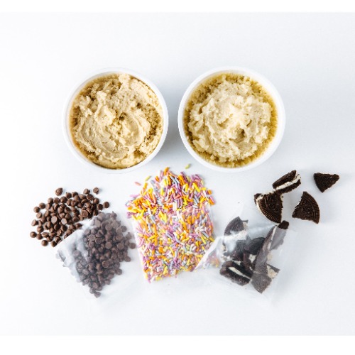 Dough-It-Yourself Kit by Edoughble - Small Kit (2 doughs + 3 mix-ins)