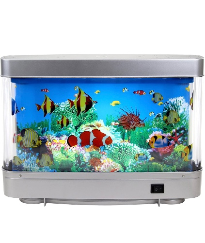 Lightahead Artificial Tropical Fish Decorative Sensory Aquarium Lamp Virtual Ocean in Motion (Marine Life 