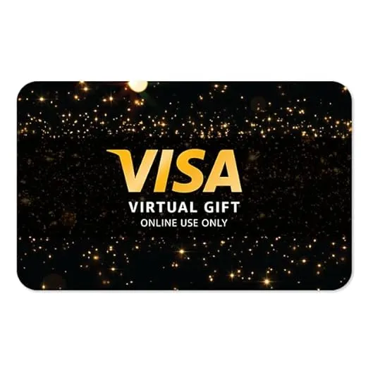 Visa Virtual $200 eGift Card - For Online Use Only
