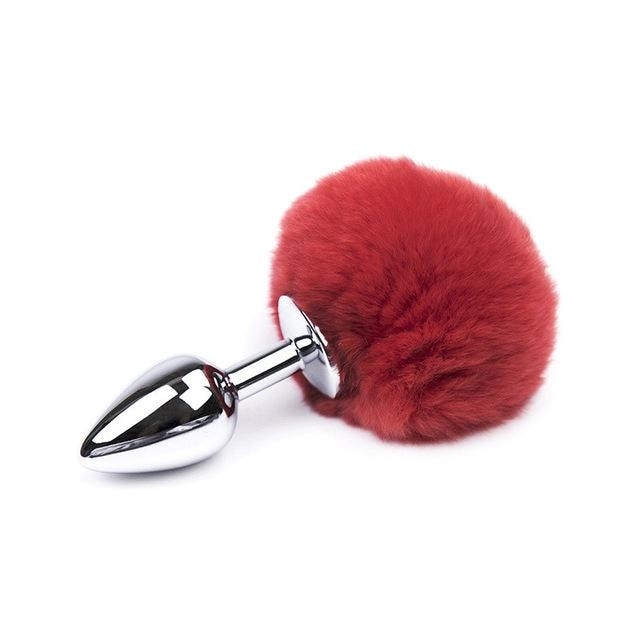 Bunny Tail Plug - Red