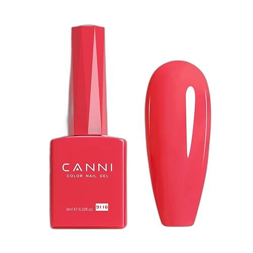 ✨ Coral red nail polish ✨