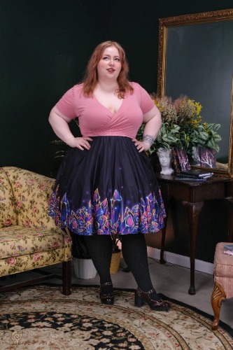 Crystal Cluster Midi Skirt | Size B