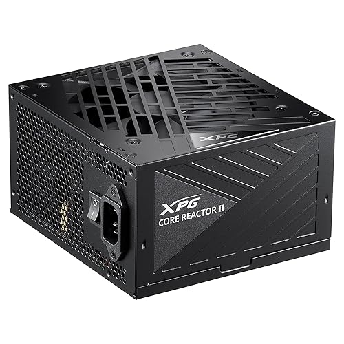 XPG Core Reactor II Modular PSU: ATX3.0-80 Plus Gold - ATX - Fully Modular Power Supply - 10 Year Warranty - 750 Watt(COREREACTORII750G-BKCUS) - ATX 3.0 Gold 750W