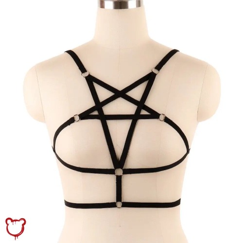 Goth Harness Black Alternative