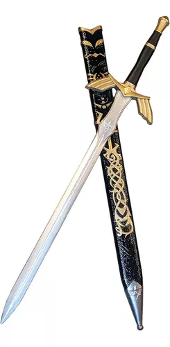 Espada Maestra Negra Con Funda De Foam (the Legend Of Zelda) Color Negro