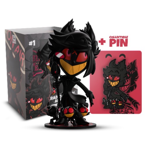 Radio Demon Alastor | Vinyl Figure + 2" Pin