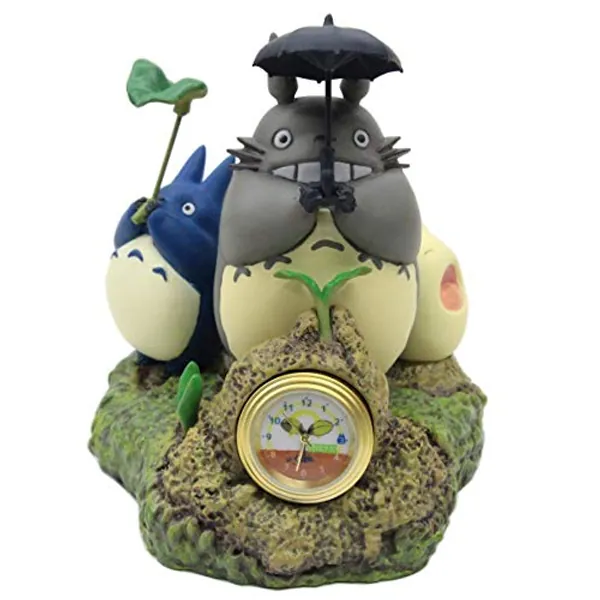 Studio Ghibli - My Neighbor Totoro - Totoro Dondoko Dance, Benelic Desk Clock - Gray