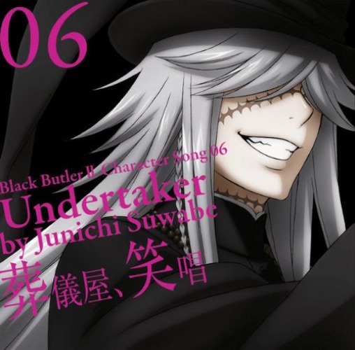 Black Butler II Character Song 06 "Sogiya, Shoushou" / Undertaker by Junichi Suwabe - Brand New