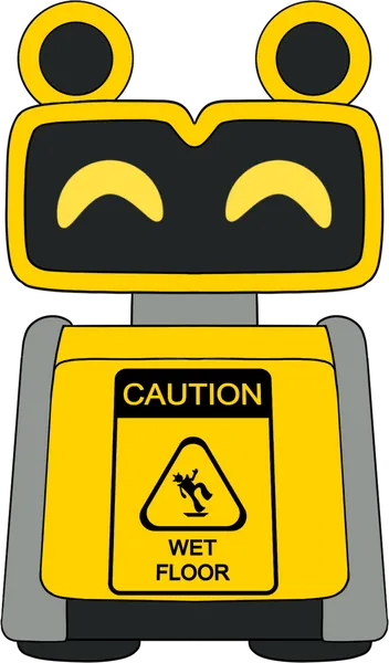 Wet Floor Bot Plush (9in) | Default Title