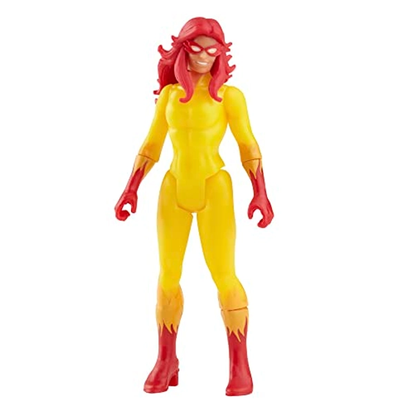 Marvel Legends Series 3.75-inch Retro 375 Collection Firestar Collectible Action Figure,Toys for Kids Ages 4 and Up