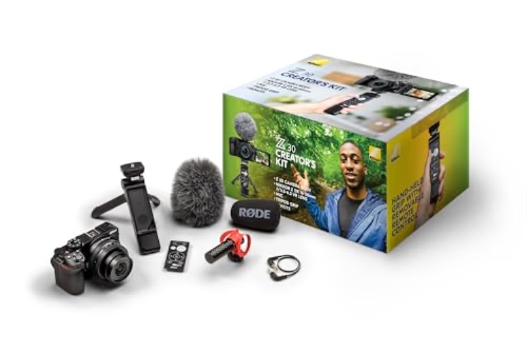 Nikon Z 30 Compact and Lightweight Mirrorless Camera with NIKKOR 16-50mm Lens with Creator's Kit - Z30 Creator's Kit Bundle - Body + 16-50mm Lens + Creator Kit