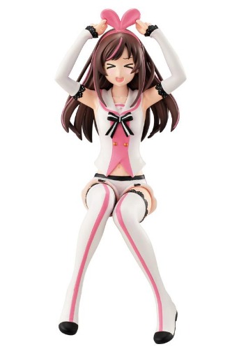 Vtuber Kizuna AI Noodle Cup Topper Stopper Prize Figure [In Stock] - Eye Closed (Blue)