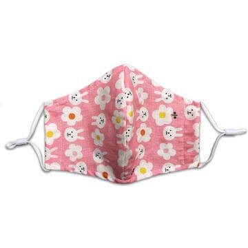 Children's Pink Bunnies Mask
