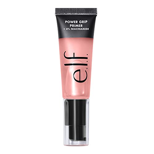 e.l.f. Power Grip Primer + 4% Niacinamide, Gel-Based & Hydrating Face Primer, Evens Skin & Brightens, Grips Makeup, Vegan & Cruelty-Free, 0.811 Fl Oz - Power Grip Primer + Niacinamide