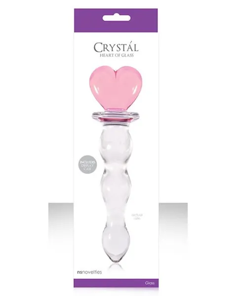 Crystal Heart Of Glass Pink