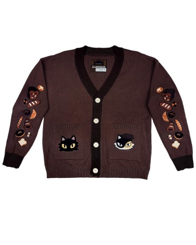 Cardigan: Cat Bakery | Large