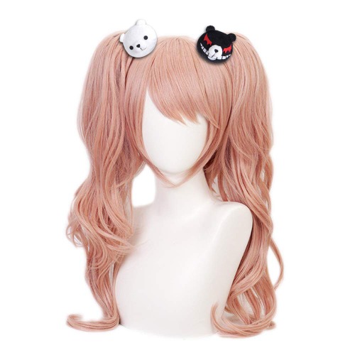 OSIAS Cosplay Wig, with Free Wig Cap, for Halloween, Party, Carnival, Nightlife, Concerts, Weddings (Enoshima Junko) - Enoshima Junko