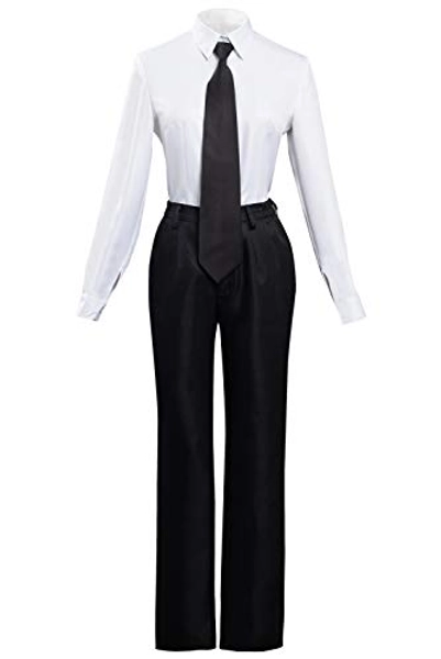 Wolancy Makima Cosplay Costume Chainsaw Man Outfit Uniform Makima Dress Shirt Cloak Jacket Skirt Suit Set