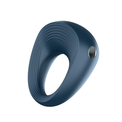 Satisfyer Power Ring Cock Ring | Cock Ring | 10 Vibration Programs | Waterproof (IPX7) | Rechargeable Battery | Skin-Friendly Silicone - 1 Count (Pack of 1)