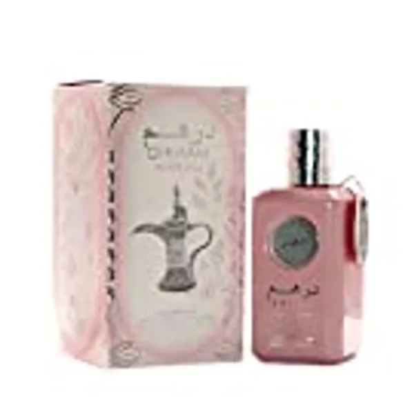 Dirham Wardi EDP - Eau De Parfum 100ml(3.4oz) | Arabian Perfumery | Notes of Cardamom,Roses, Lavendar, & Vetiver for a Vibrant Everyday Essential | Floral Woody Fragrance | by Ard Al Zaafaran