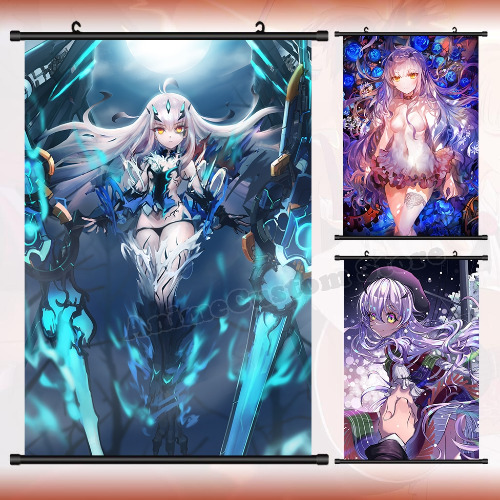 Game Anime Fate/Grand Order Fairy Knight Lancelot Melusine HD Wall Scroll Roll Painting Poster Hanging Picture Poster Cosplay