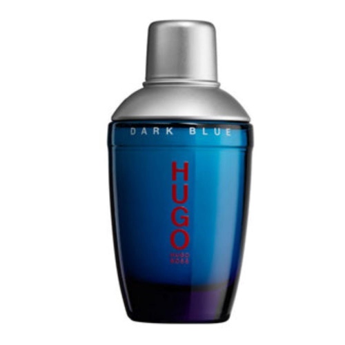 Hugo Dark Blue Eau De Toilette Hugo Boss Men's Cologne 2.5 Oz Tester | 2.5 oz / clear/transparent