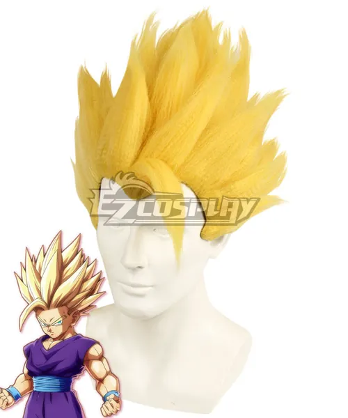 Dragon Ball Super Son Gohan Super Saiyan 2 Golden Cosplay Wig