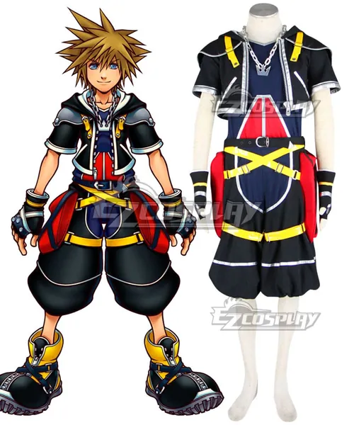 Kingdom Hearts 2 Sora Cosplay Costume