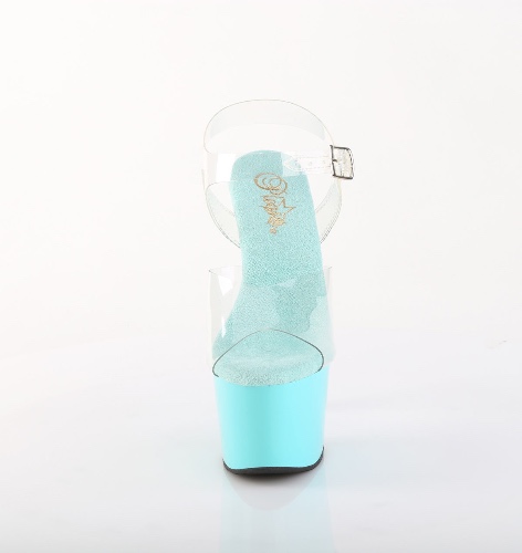 ADORE-708 Pleaser Pleaser Footwear | 3 uk (36 Europe - 6 Usa) / Clr/Aqua