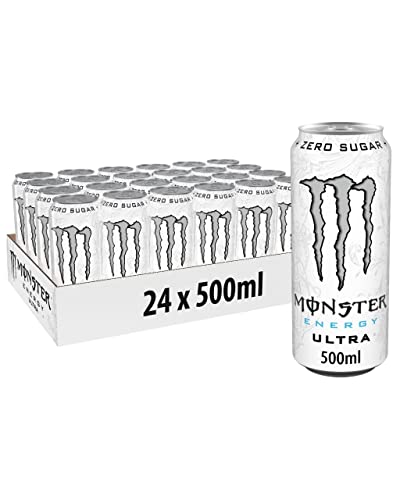 Monster Energy Ultra White - 500ml 6 x 4 Pack - Ultra White - 500 ml (Pack of 24)