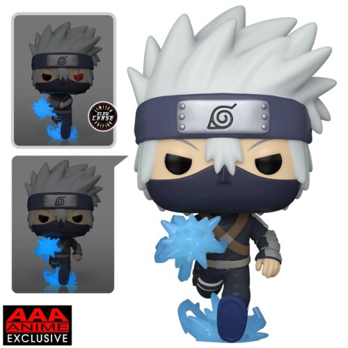 Naruto Shippuden - Kakashi Hatake Funko Pop! Animation #1199 Young Kakashi With Chidori Glow In The Dark Vinyl - AAA Anime Exclusive