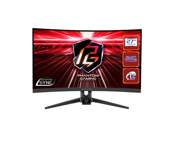 Asrock Phantom Gaming 27" Curved Gaming Monitor (PG27F15RS1A)