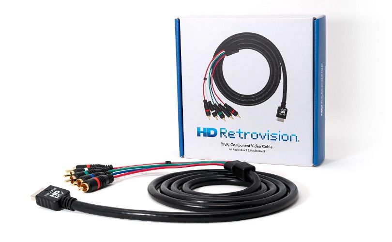 HD Retrovision PlayStation 2/3 (PS2/PS3) Premium YPbPr Component Video Cable - 