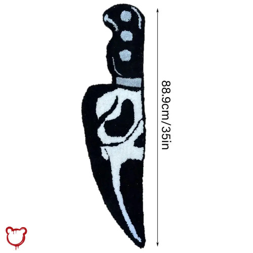 Black Ghost Rug - 88.9CM