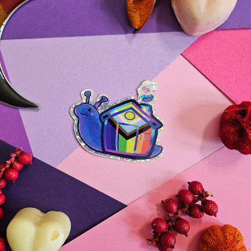 Progressive Pride Snail