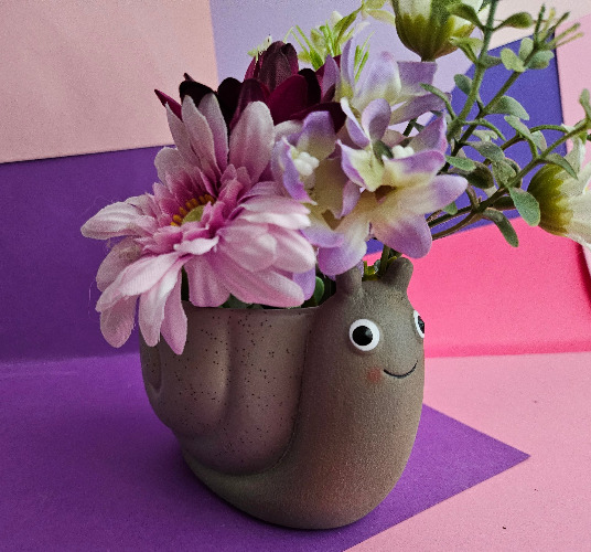 Noodle the Snail Planter